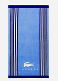 Serviette de Plage Lacoste - Bleu Rayures Marines