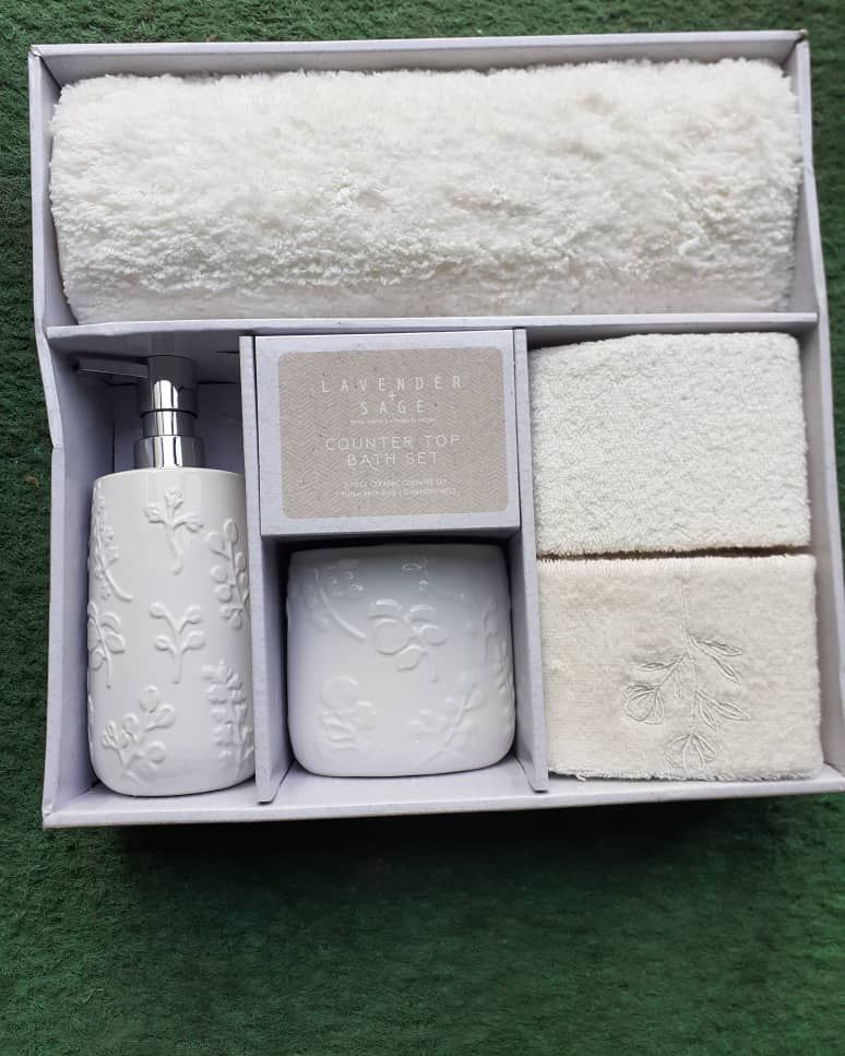 Ensemble d'accessoire Bain Céramique