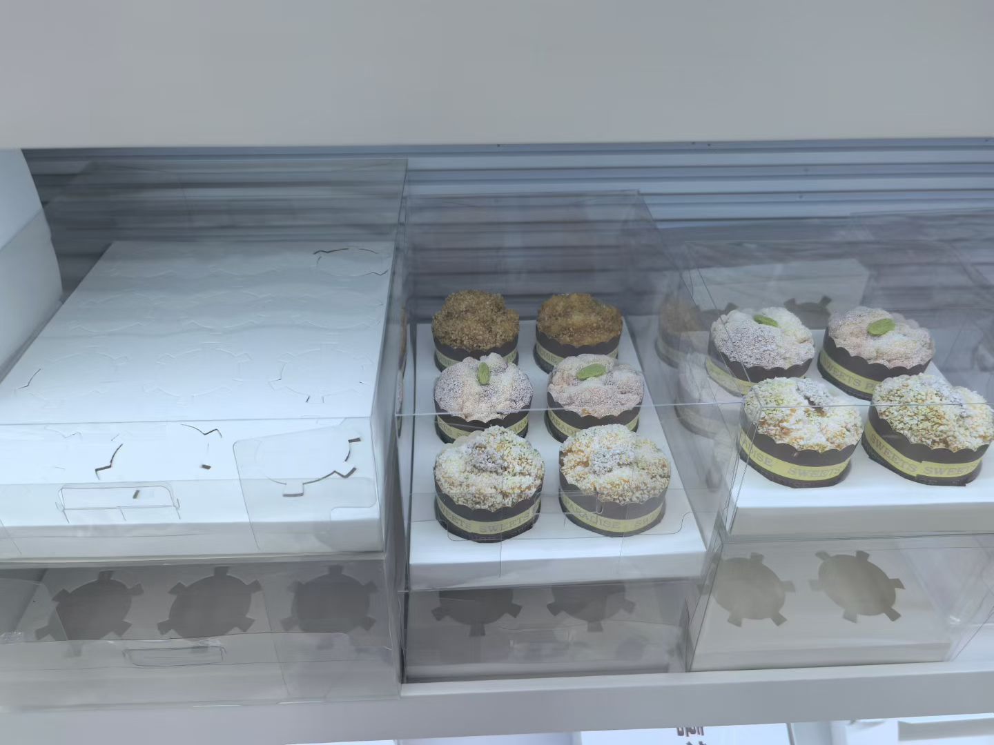 Boîte à Cupcakes Transparente avec Fenêtre