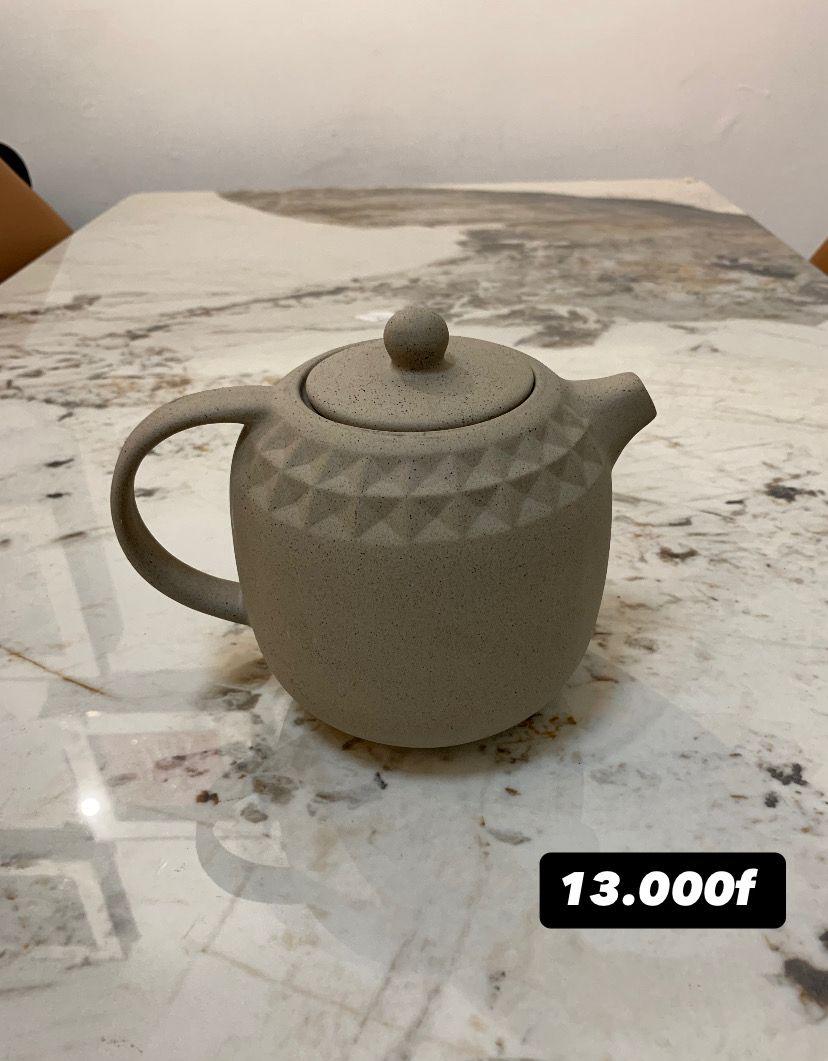 Théière Artisanale Effet Pierre - Style Japonais