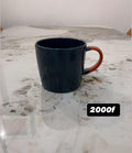 Tasse Bicolore Noir et Terracotta - Design Moderne