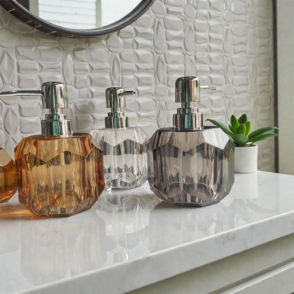 Distributeur de savon en cristal