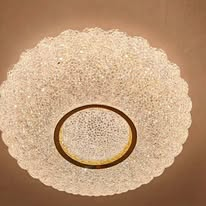 Plafonnier design dentelle