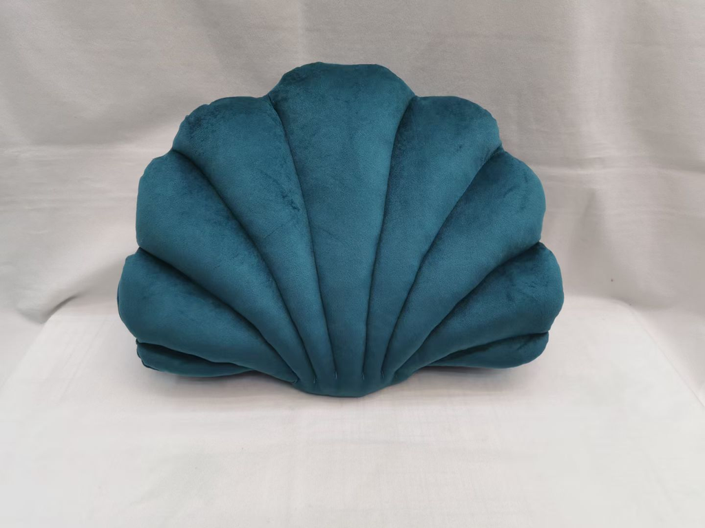 Coussin coquillage velours