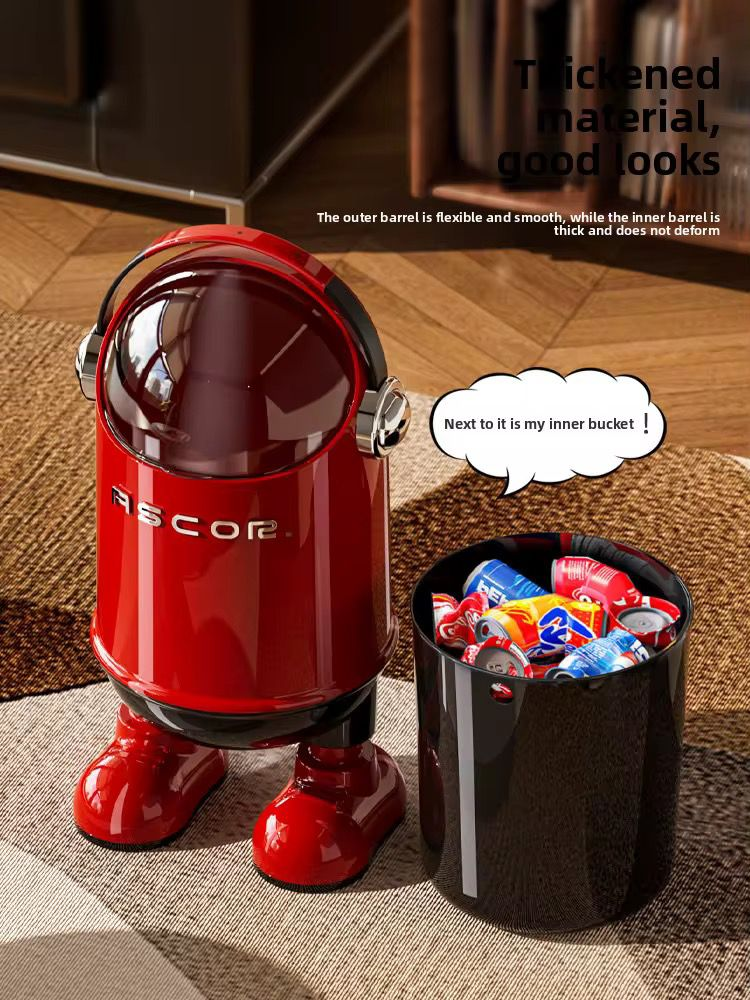 Poubelle design ASCOR avec double compartiment