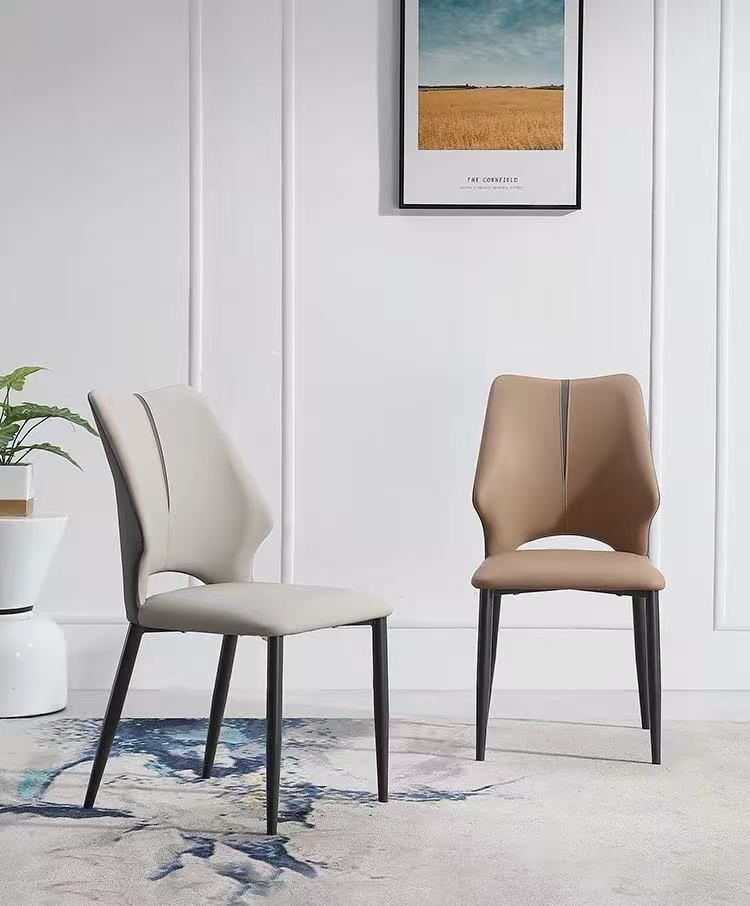 Chaise design ergonomique bicolore