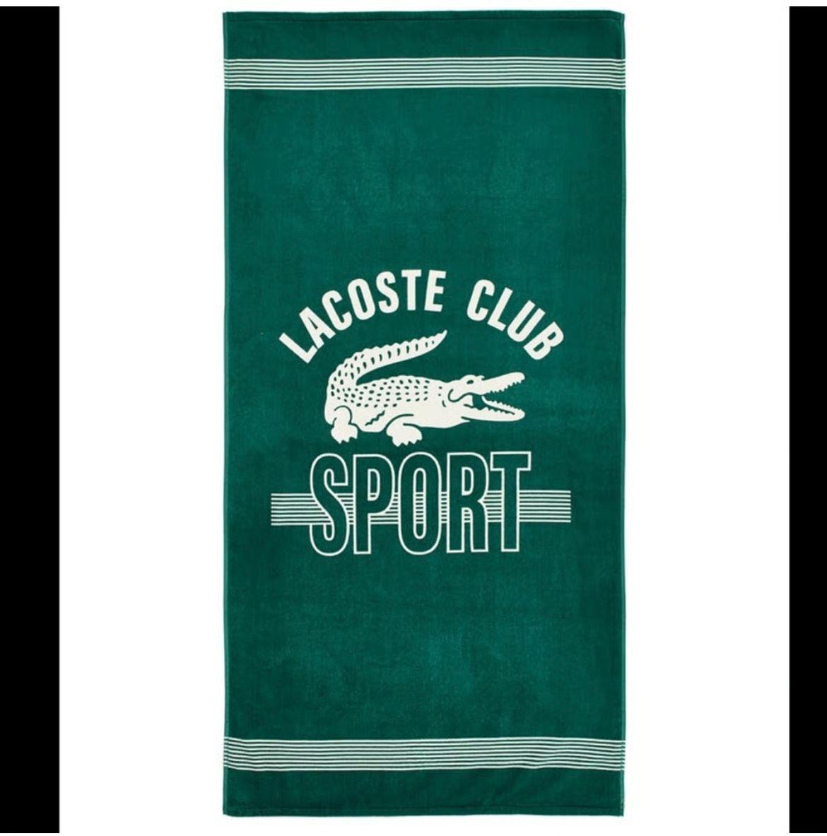 Serviette de Plage Lacoste Club Sport - Vert Émeraude